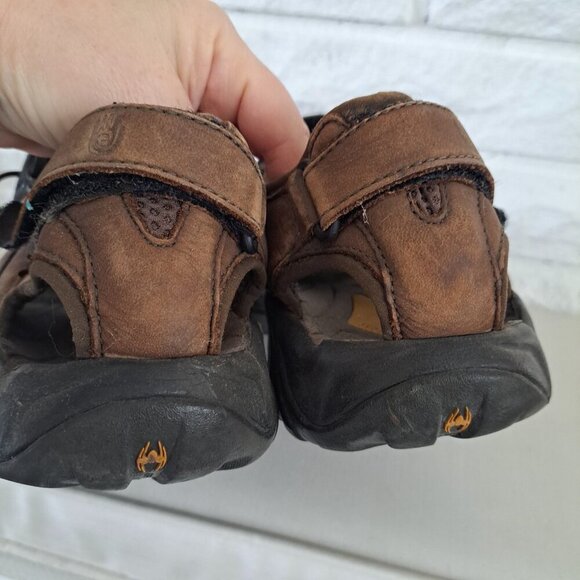 TEVA 6153 Brown Leather Active Hiking Casual Sandals Size US 12 EUR 45.5 UK 11 - Picture 6 of 9